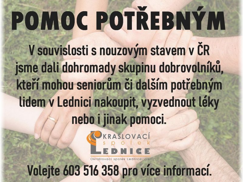 Pomáháme potřebným