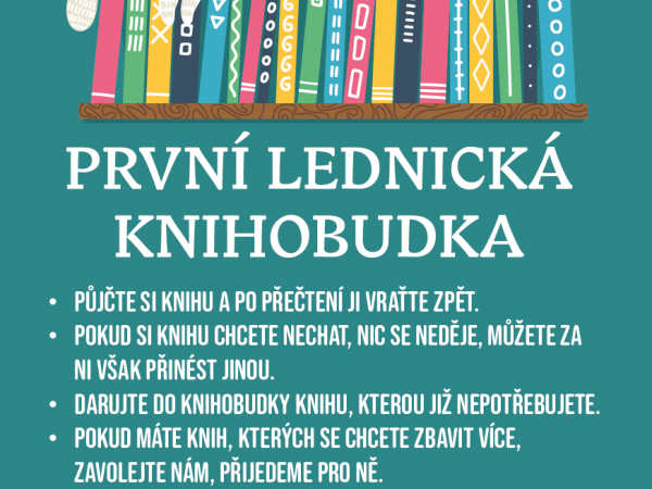 Otevřeli jsme První lednickou knihobudku