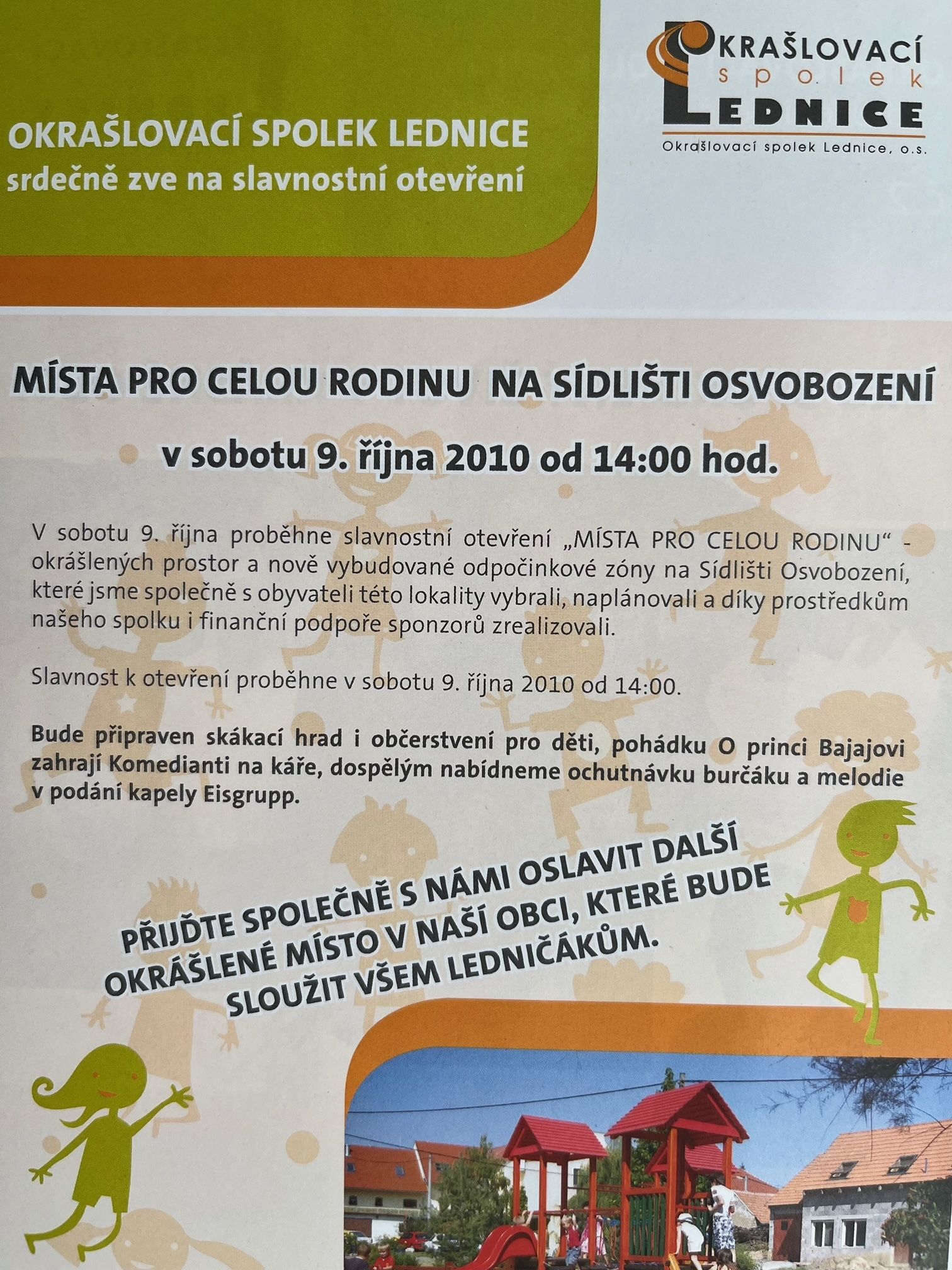 Místo pro celou rodinu na Sídl. Osvobození