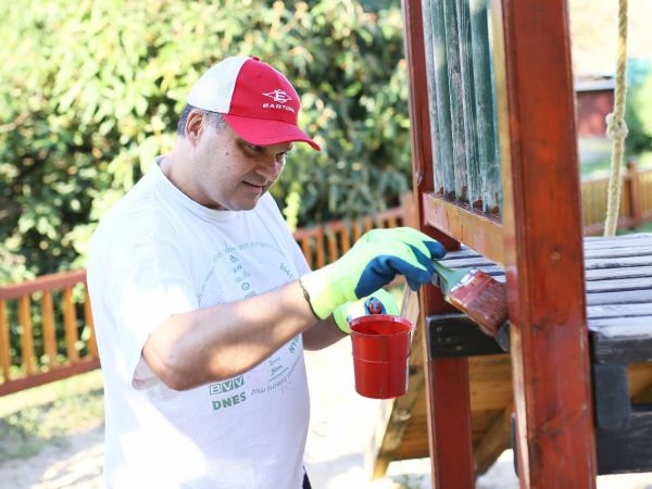 Nátěry dětských hřišť