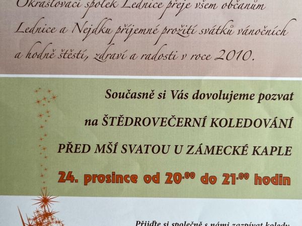 Štědrovečerní zpívání koled